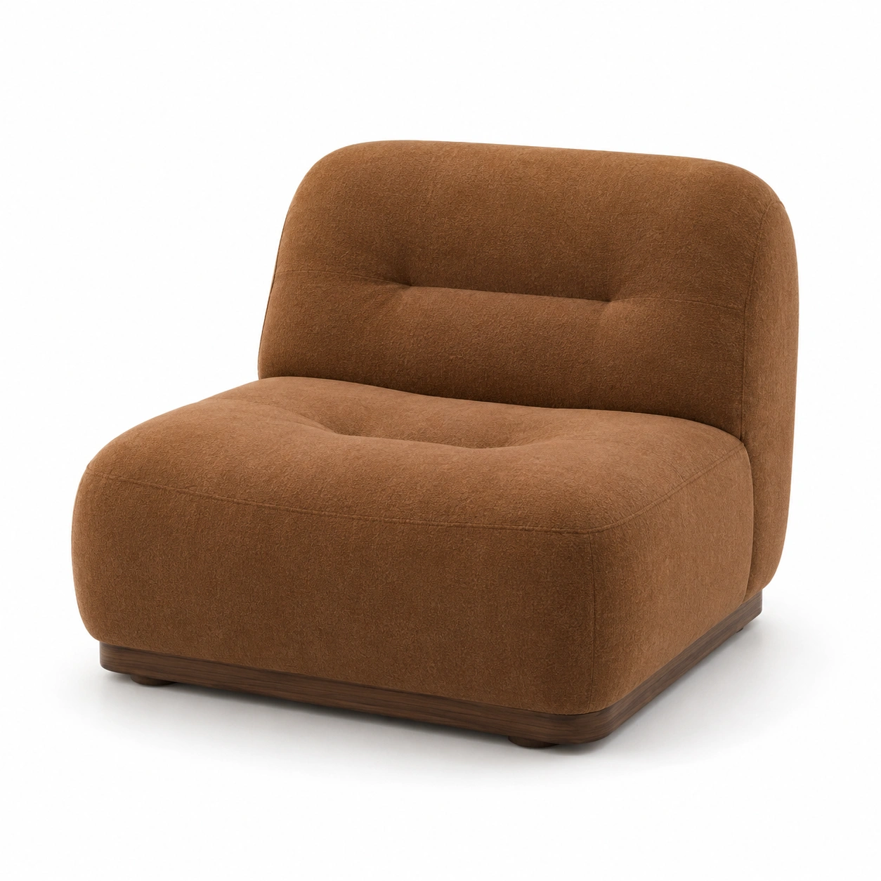 Fotel nowoczesny brazowy lounge-CorvelleHome